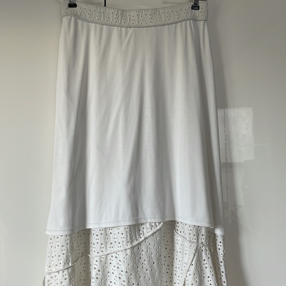 Lane Bryant Skirt in White Size-10/12 - Picture 9 of 14